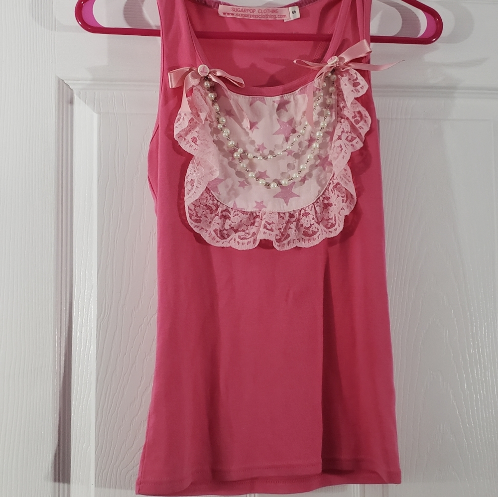 Kawaii unique lolita bib top
